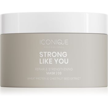 ICONIQUE Professional STRONG LIKE YOU Repair & Strengthening masca pentru regenerare pentru par deteriorat - imagine 2